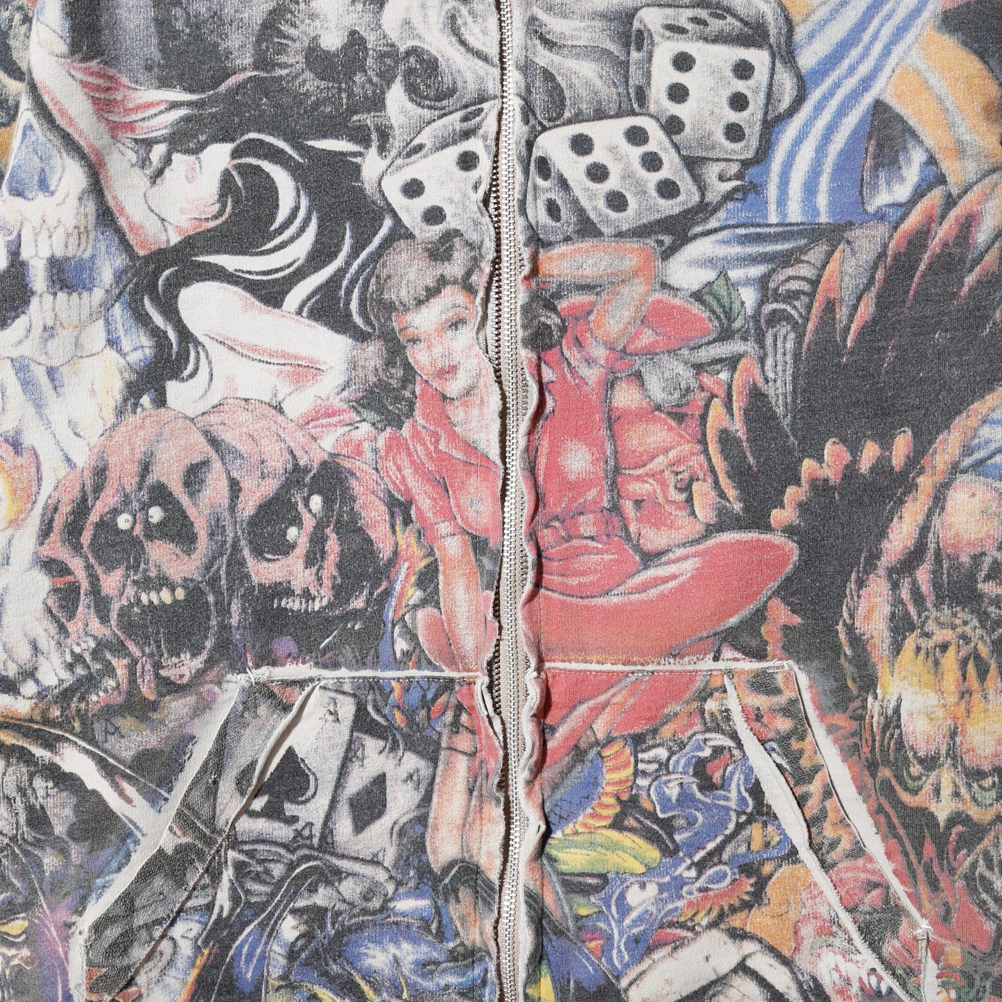 vintage tatoo full graphic hoodie