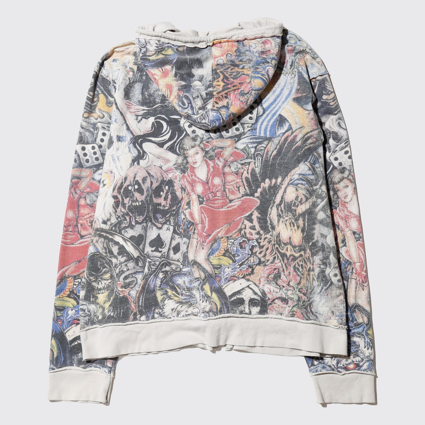 vintage tatoo full graphic hoodie