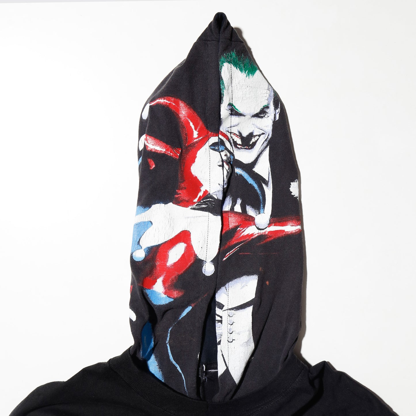 *one-off hybrid hooded cut sew