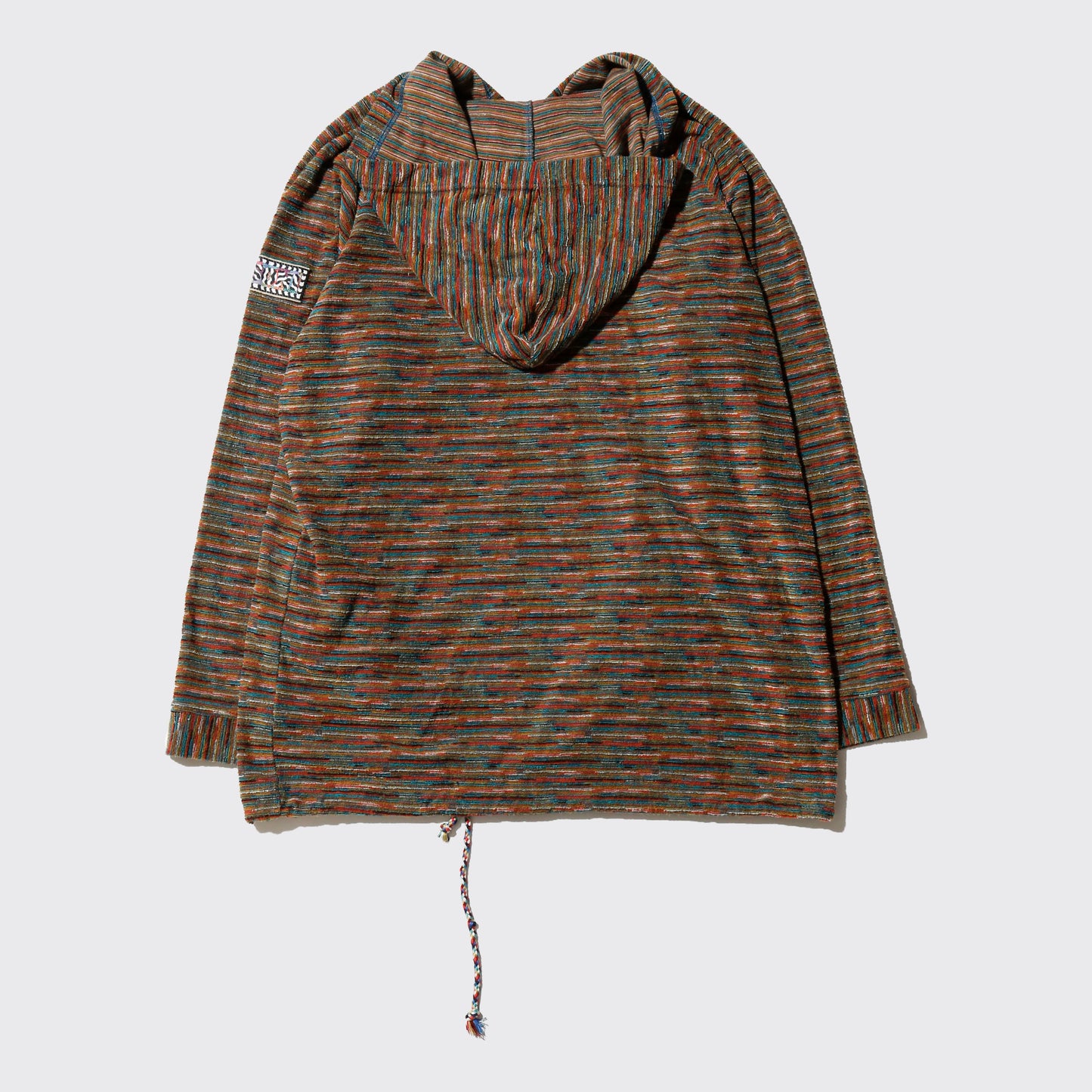 vintage missoni melange border hoodie