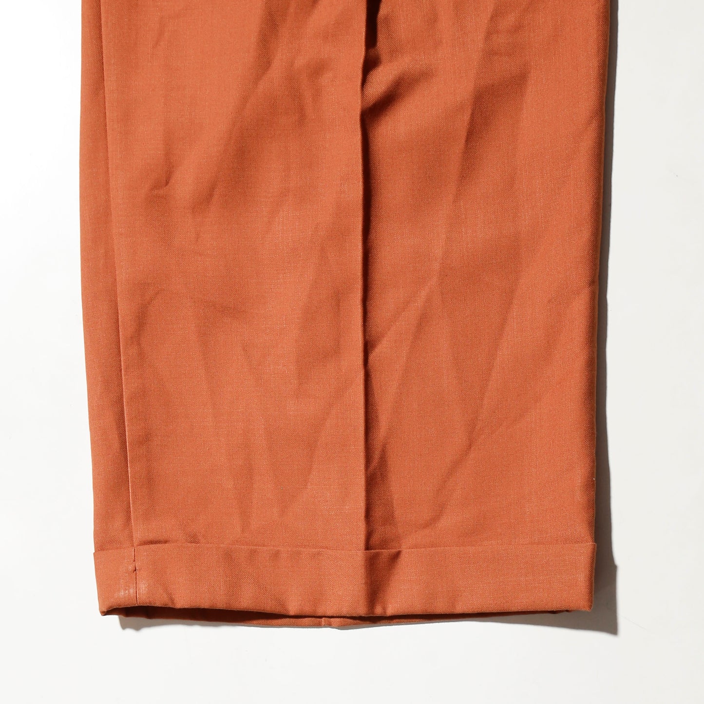 vintage teracctta tucked wide slacks