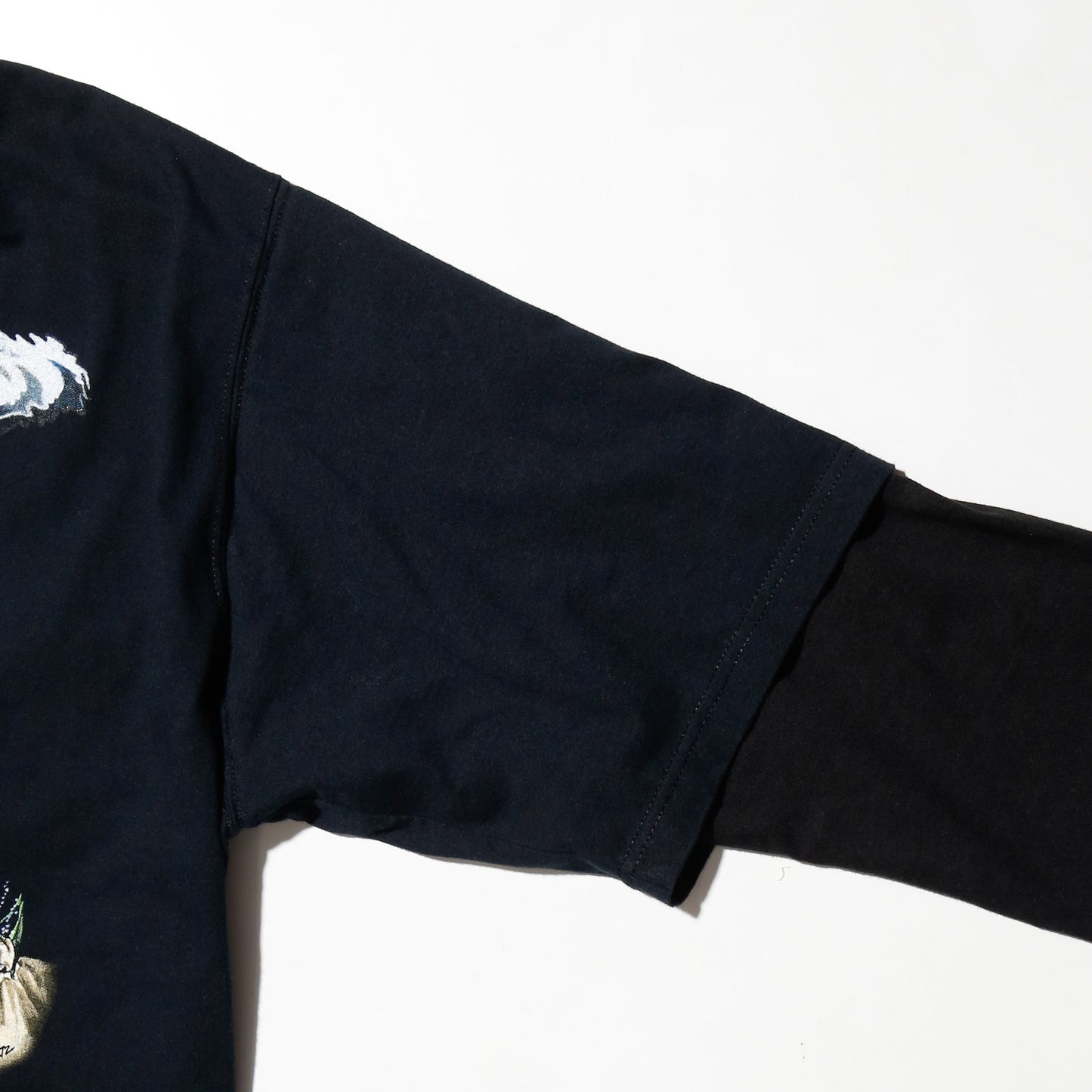 *one-off hybrid hooded cut sew