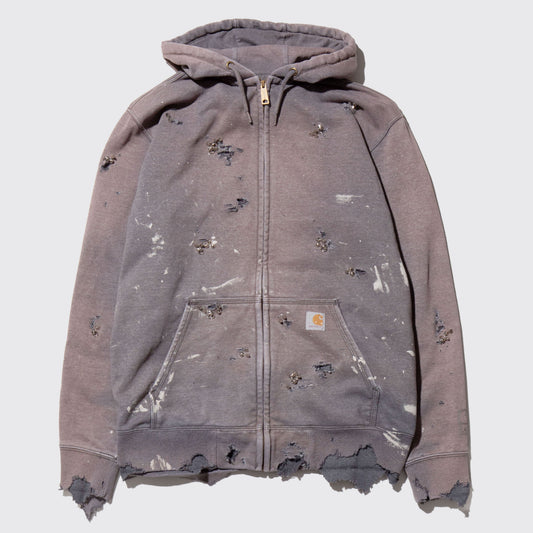 vintage carhatt studs broken hoodie