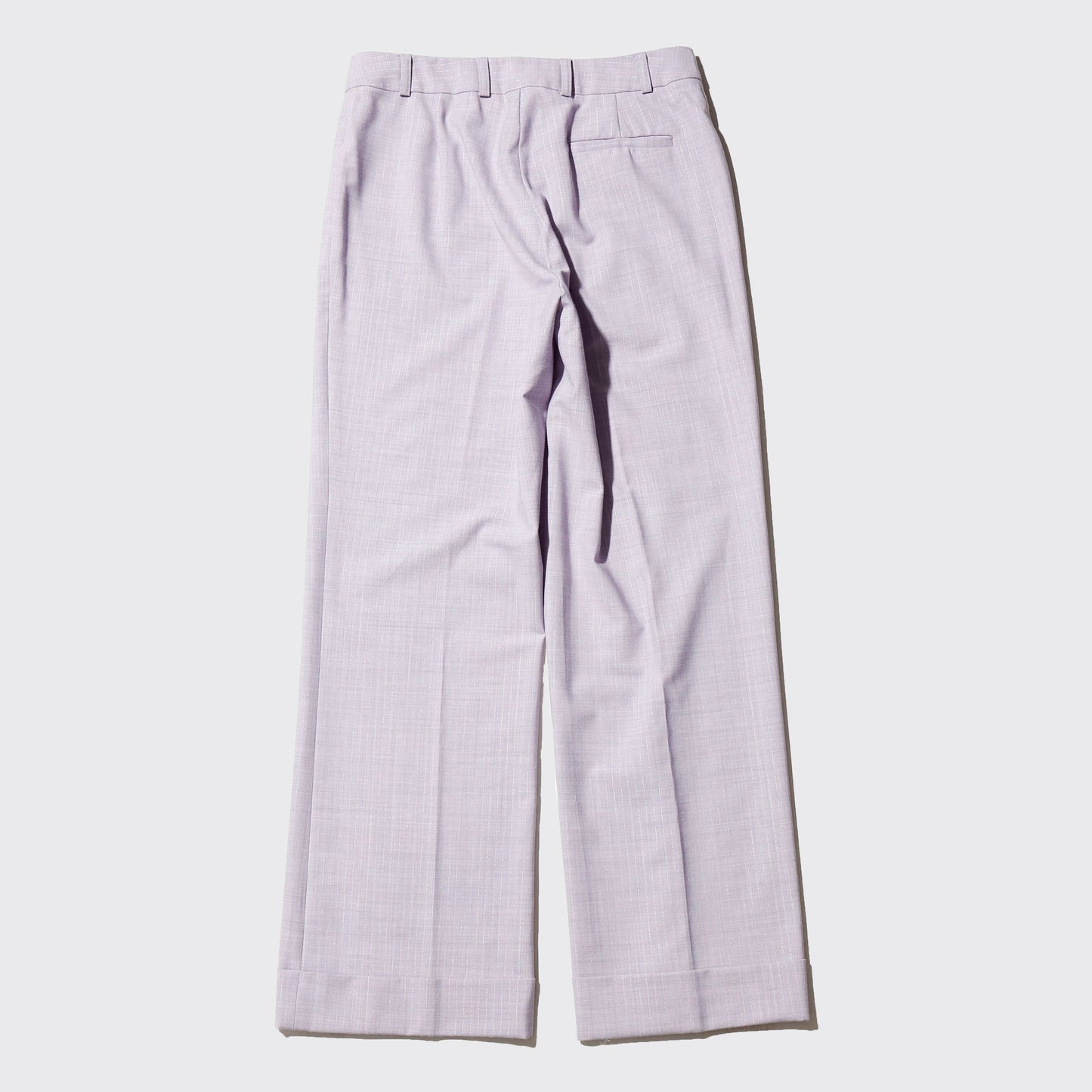 vintage lavender low rise lame flare slacks