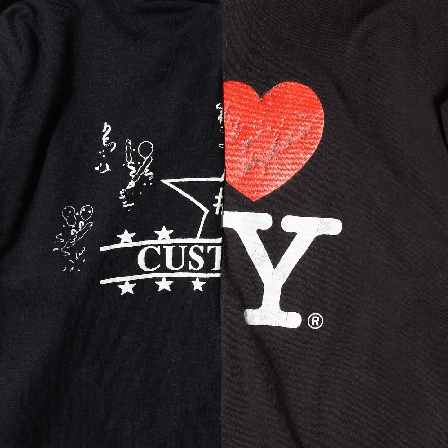 *one-off hooded hybrid cut sew