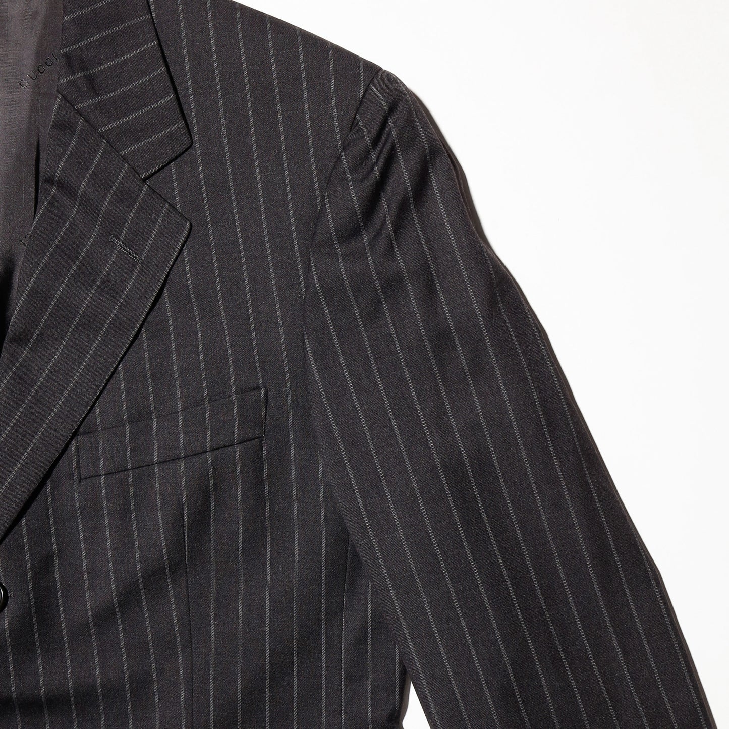 vintage GUCCI by Tom Ford stripe 3b single tailored jacket
