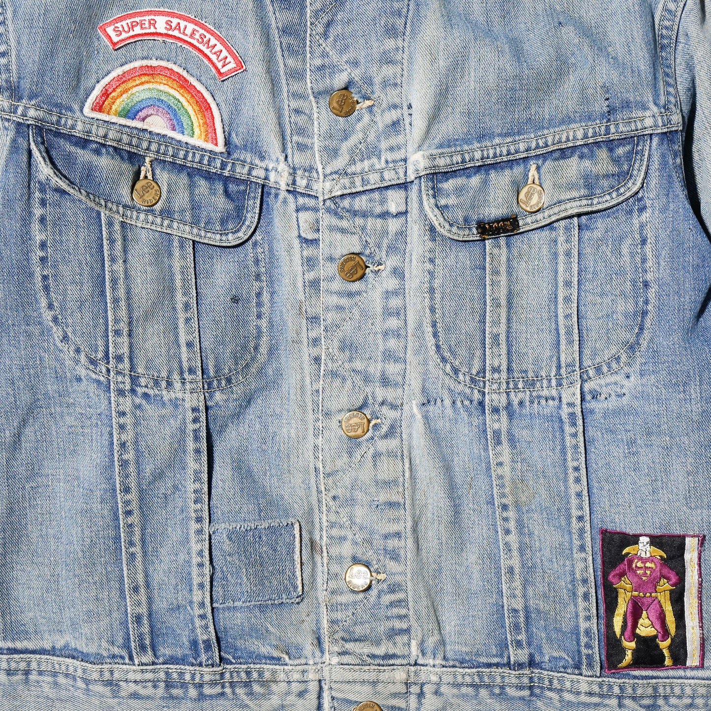 *one-off 70's Lee "SUPER SALESMAN" trucker jacket