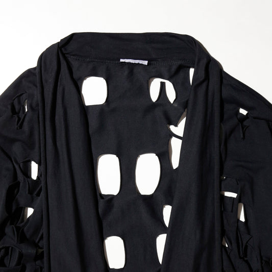 vintage euro hole cotton cardigan
