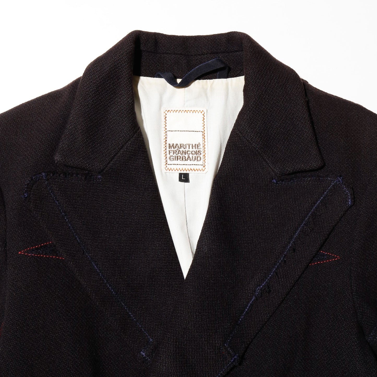 vintage Marithe + Francois Girbaud double breasted wool frock coat