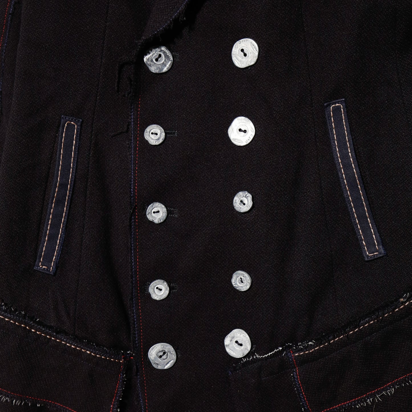 vintage Marithe + Francois Girbaud double breasted wool frock coat