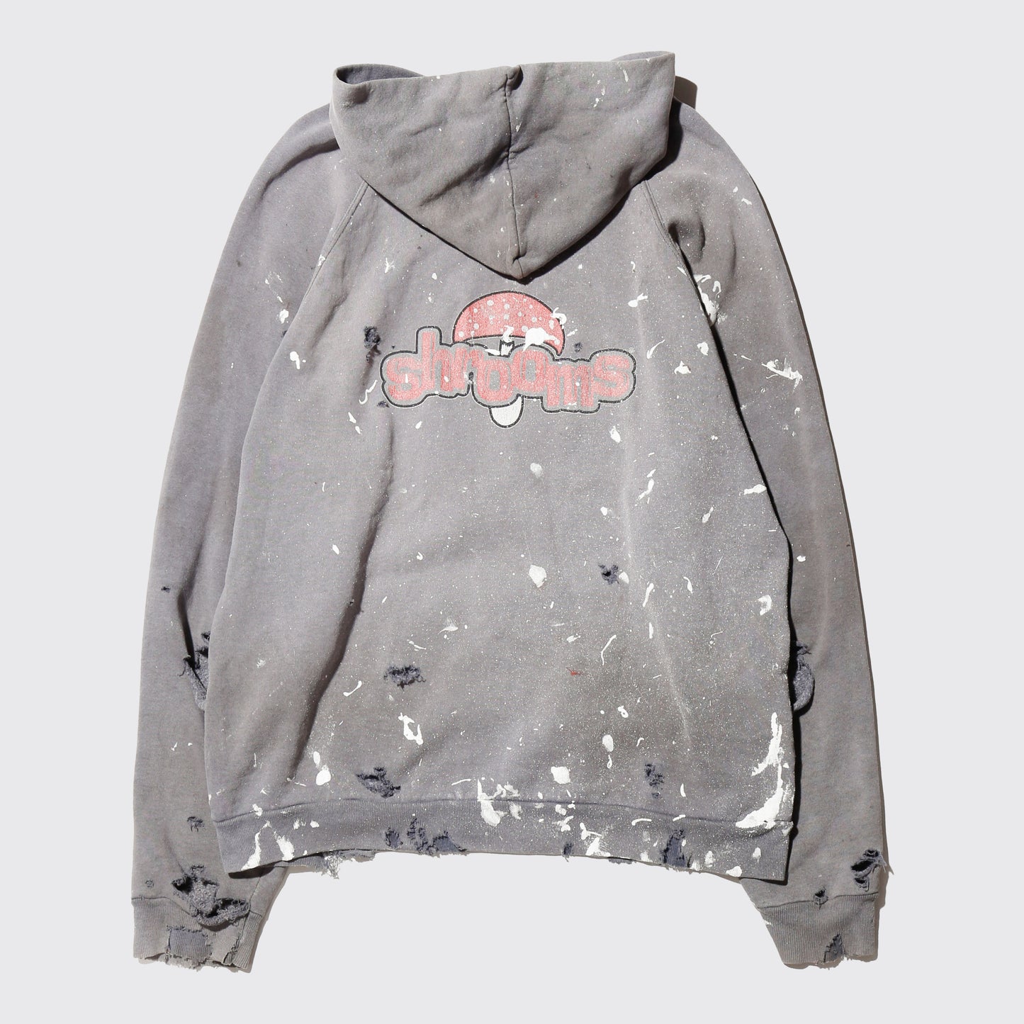 *one-off 90's Mushrooms alien broken hoodie