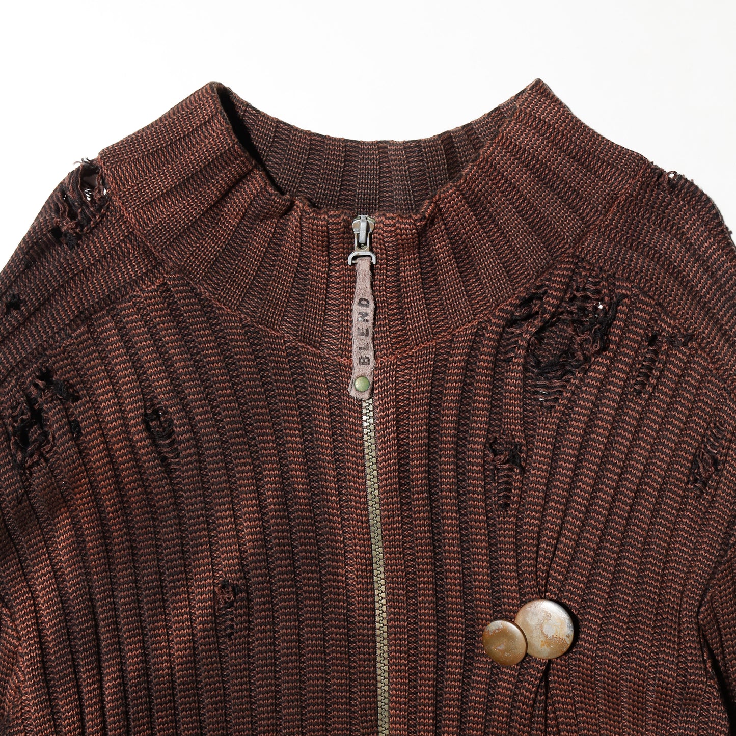 *one-off dust broken drivers sweater with kapper badge