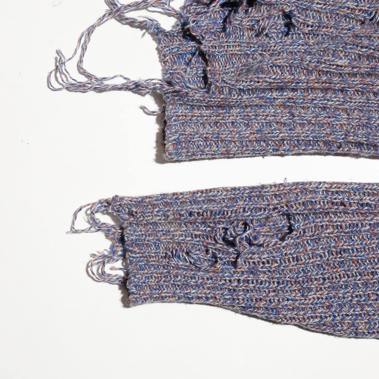 *one-off melange broken drivers sweater with kapper badge