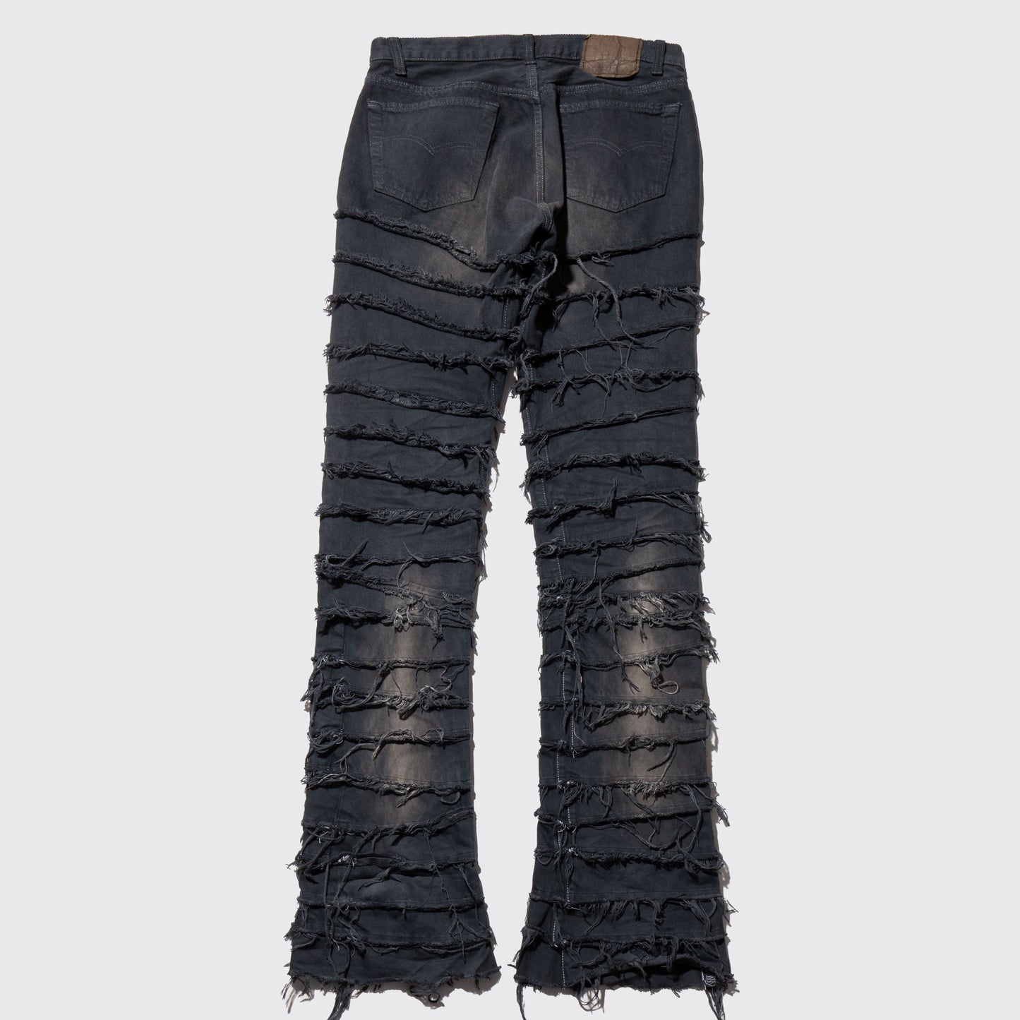 remake tsugihagi jeans , model - fade