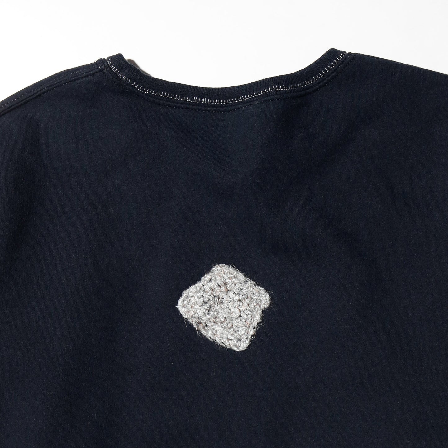 vintage cropped crochet pocket cut sew