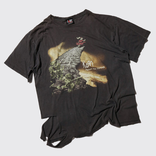 vintage 90's Korn "follow the leaders" broken t-shirt
