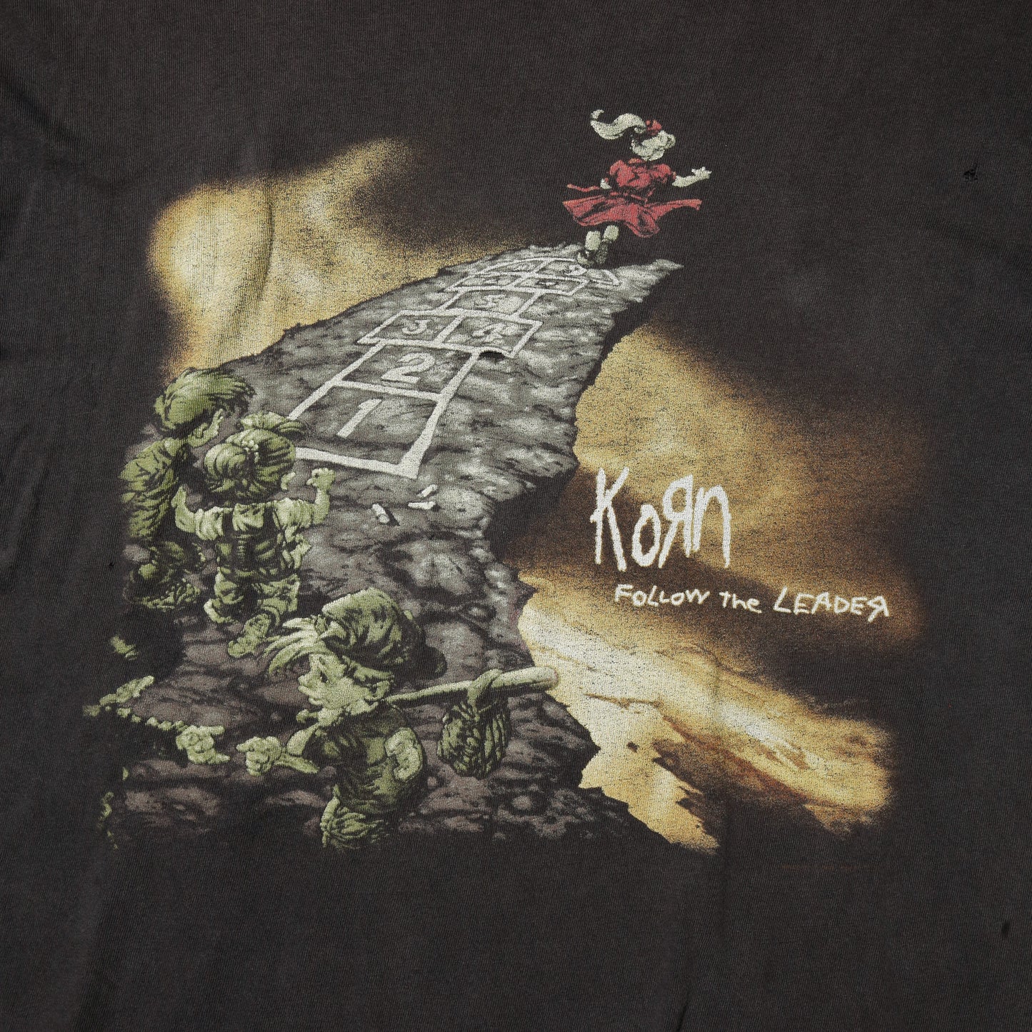 vintage 90's Korn "follow the leaders" broken t-shirt