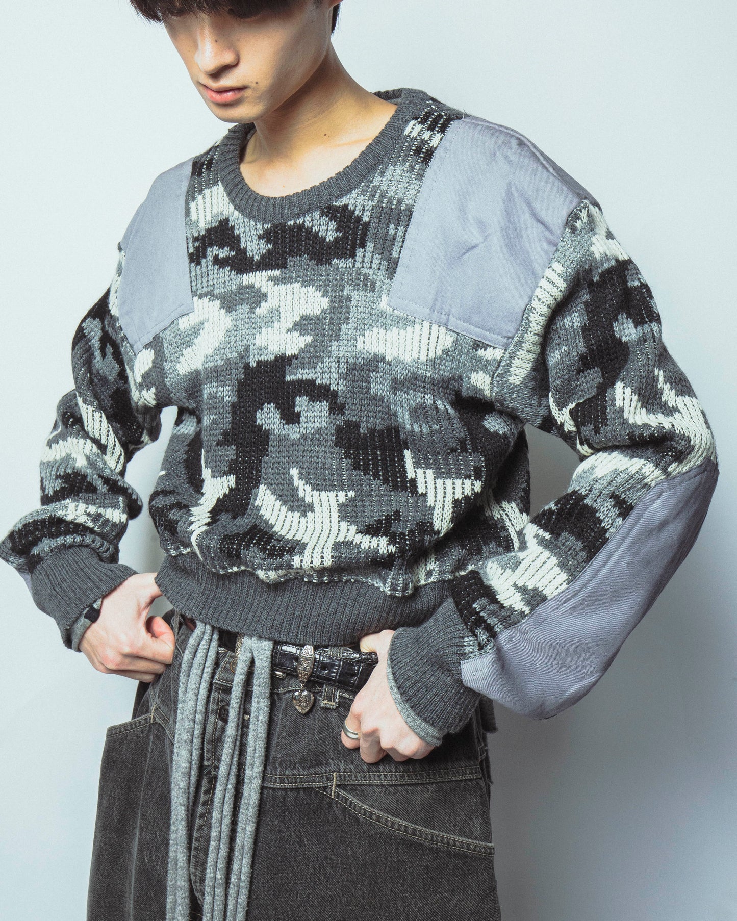 vintage cropped commando sweater