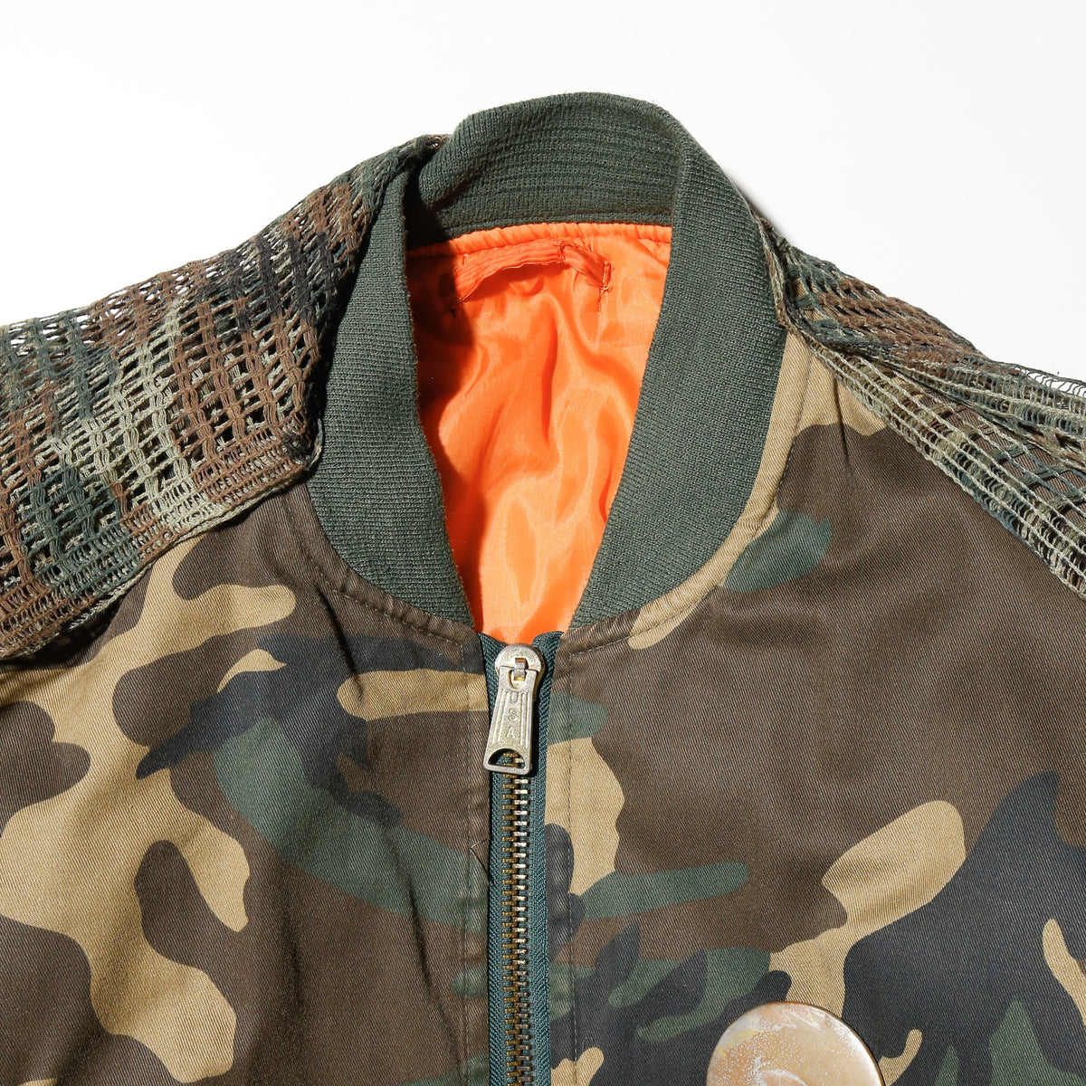*one-off with muffler bomber jacket with kapper badge