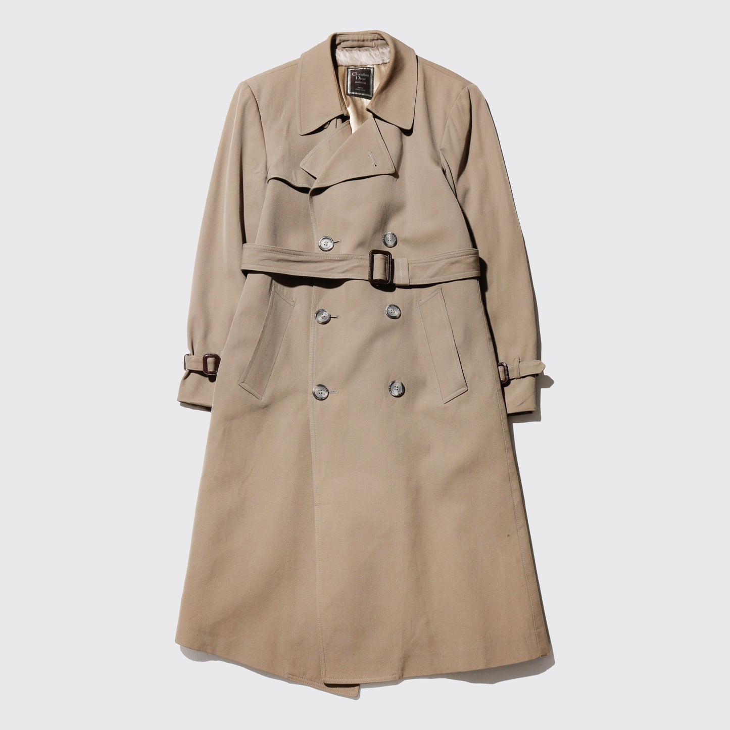 vintage 80's Dior gabardine trench coat
