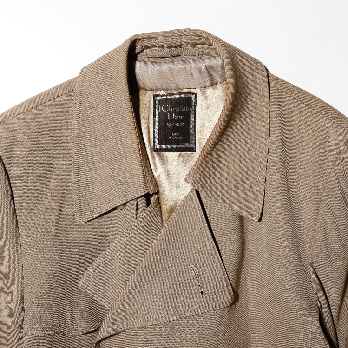 vintage 80's Dior gabardine trench coat
