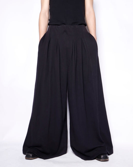 vintage tucked super wide sweat pants, *resized