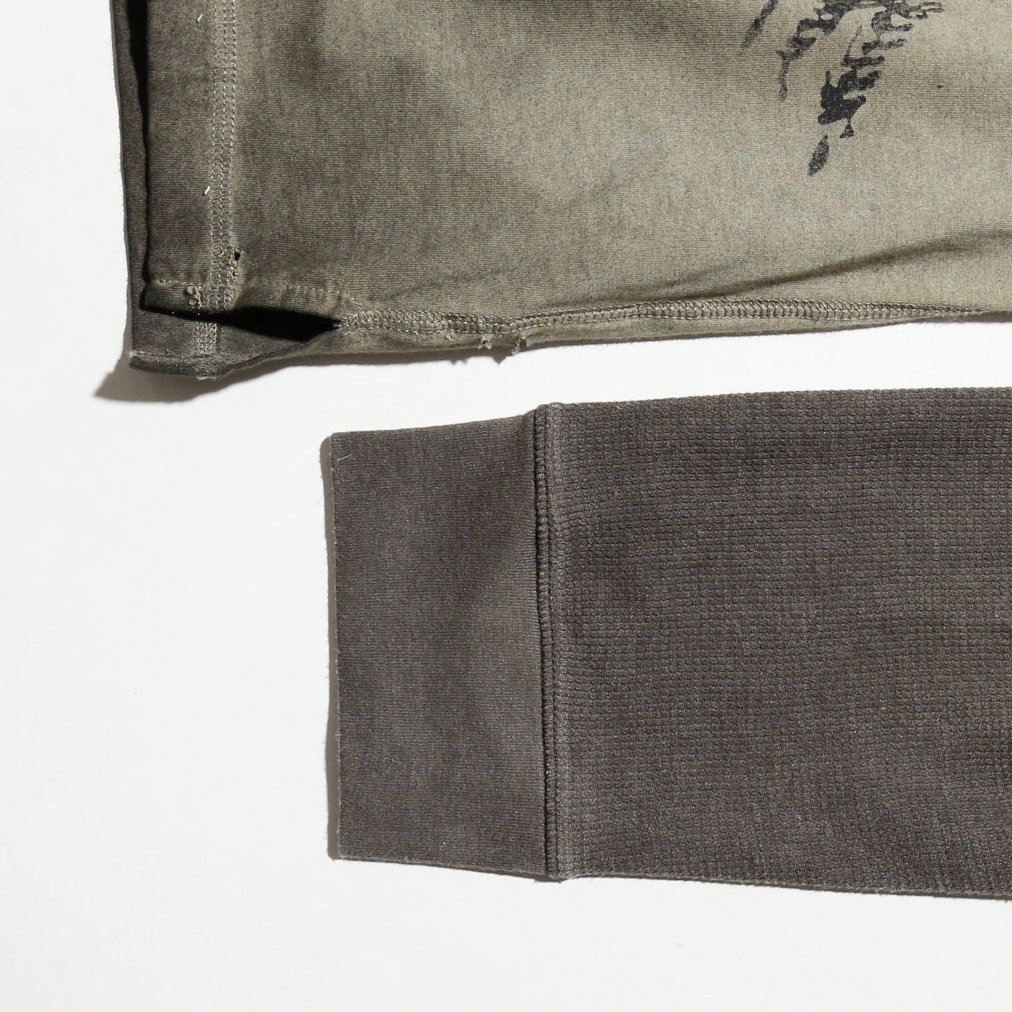 *one-off hybrid hooded cut sew