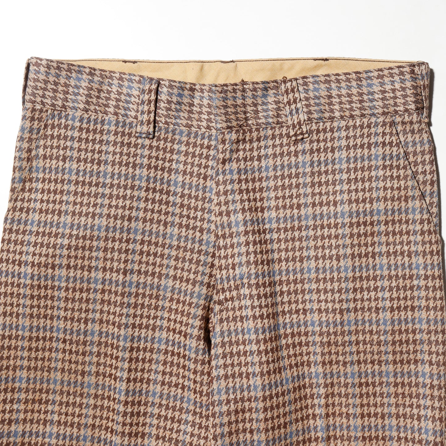 vintage 70's houndstooth flare trousers