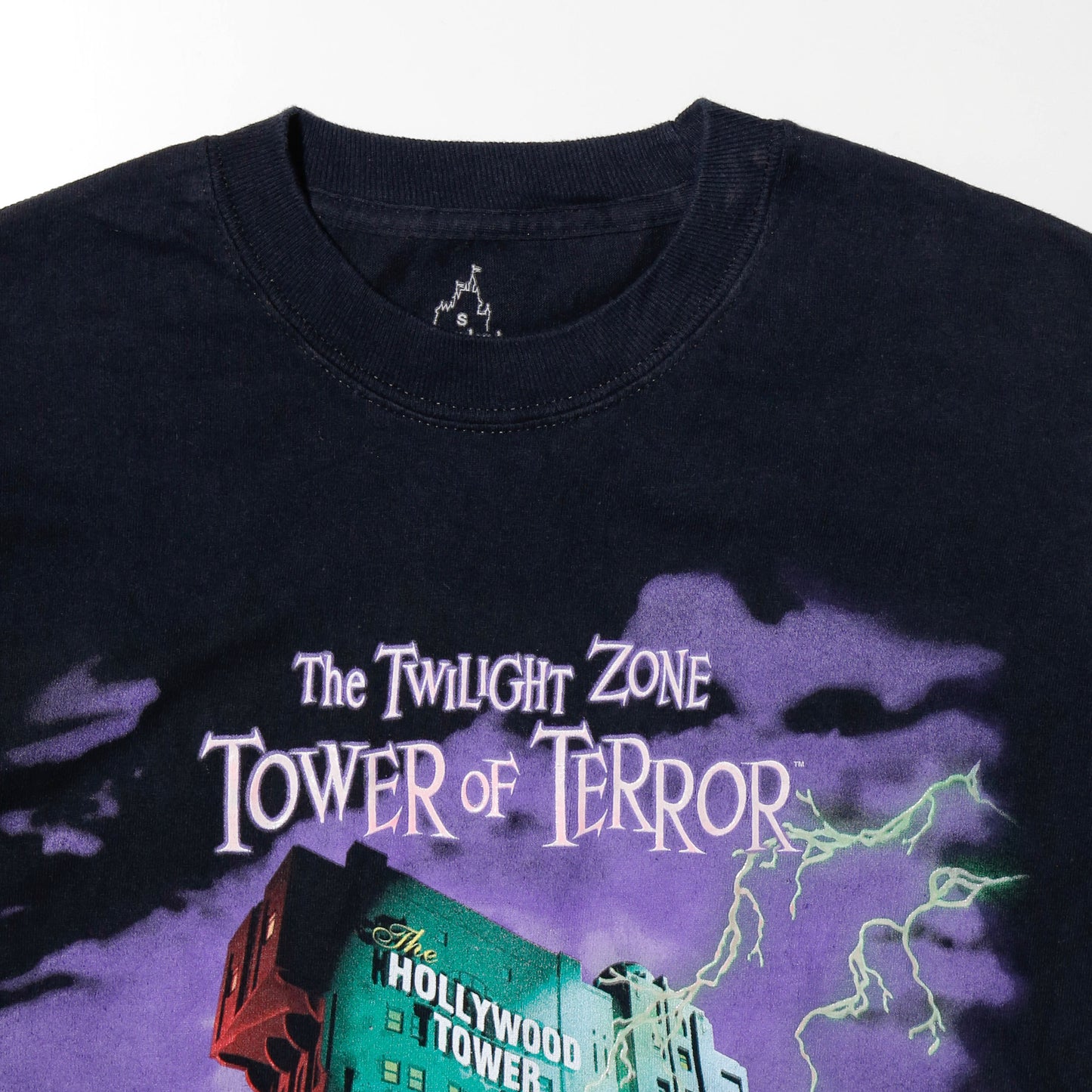 vintage 00's Disney tower of terror skinny t-shirt