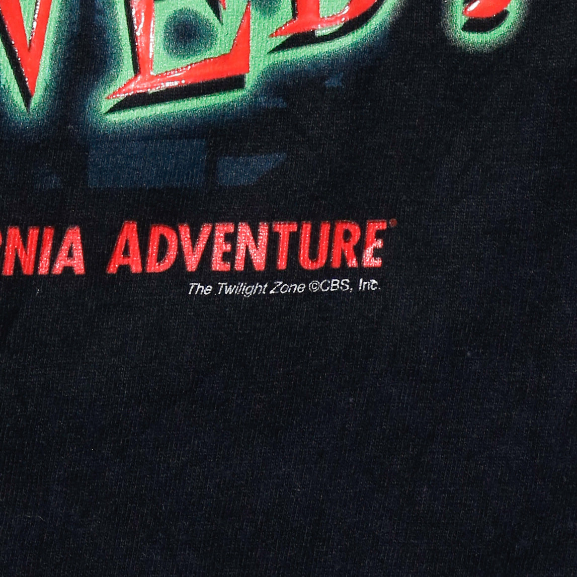 vintage 00's Disney tower of terror skinny t-shirt