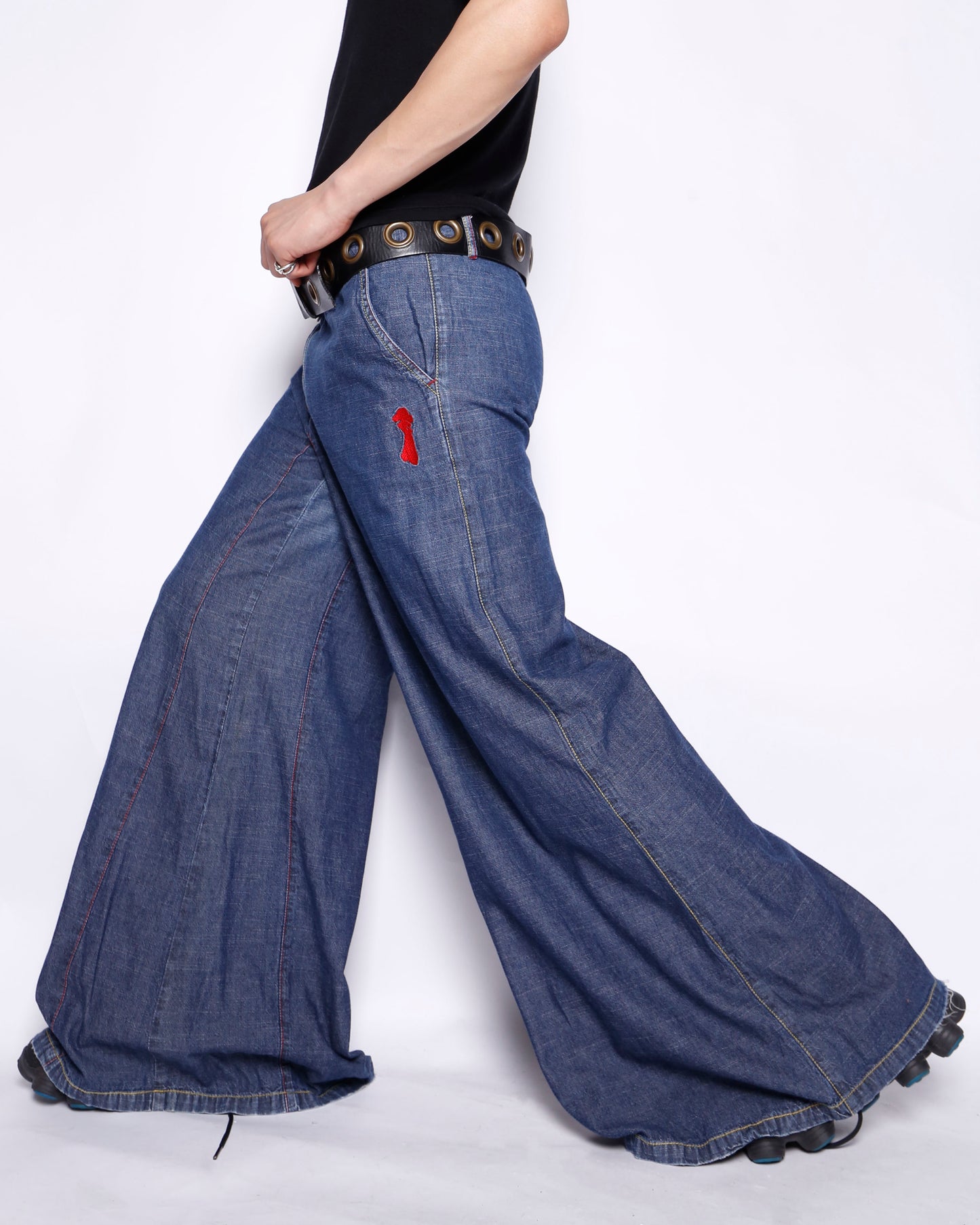 vintage 90's euro ddp low rise rave jeans