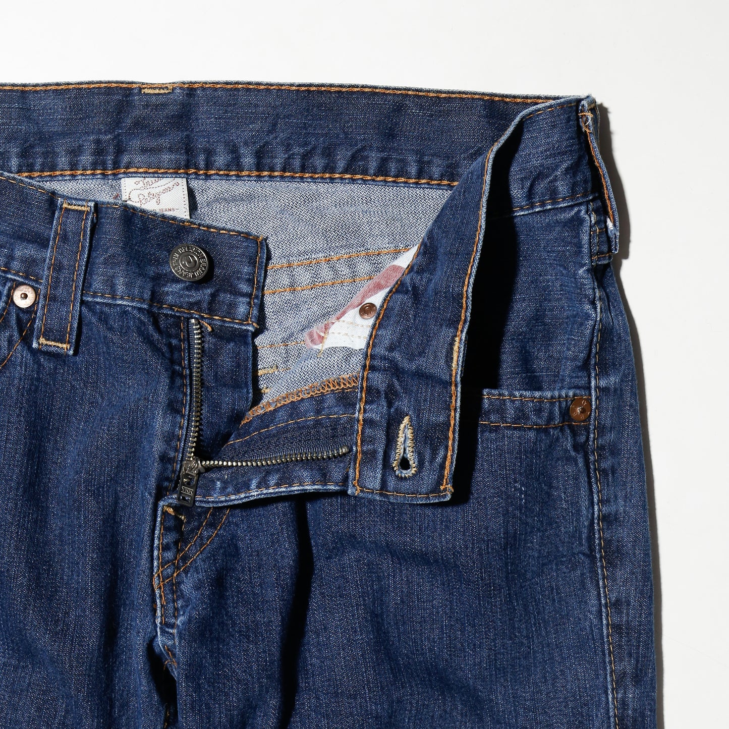 vintage true religion painted logo flare jeans