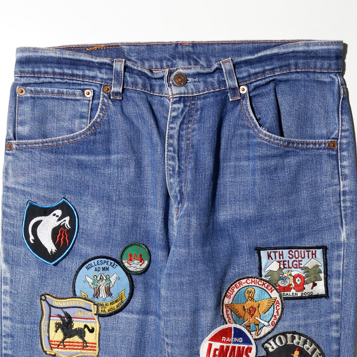 *one-off 90-00's levi's 525 custom flare jeans
