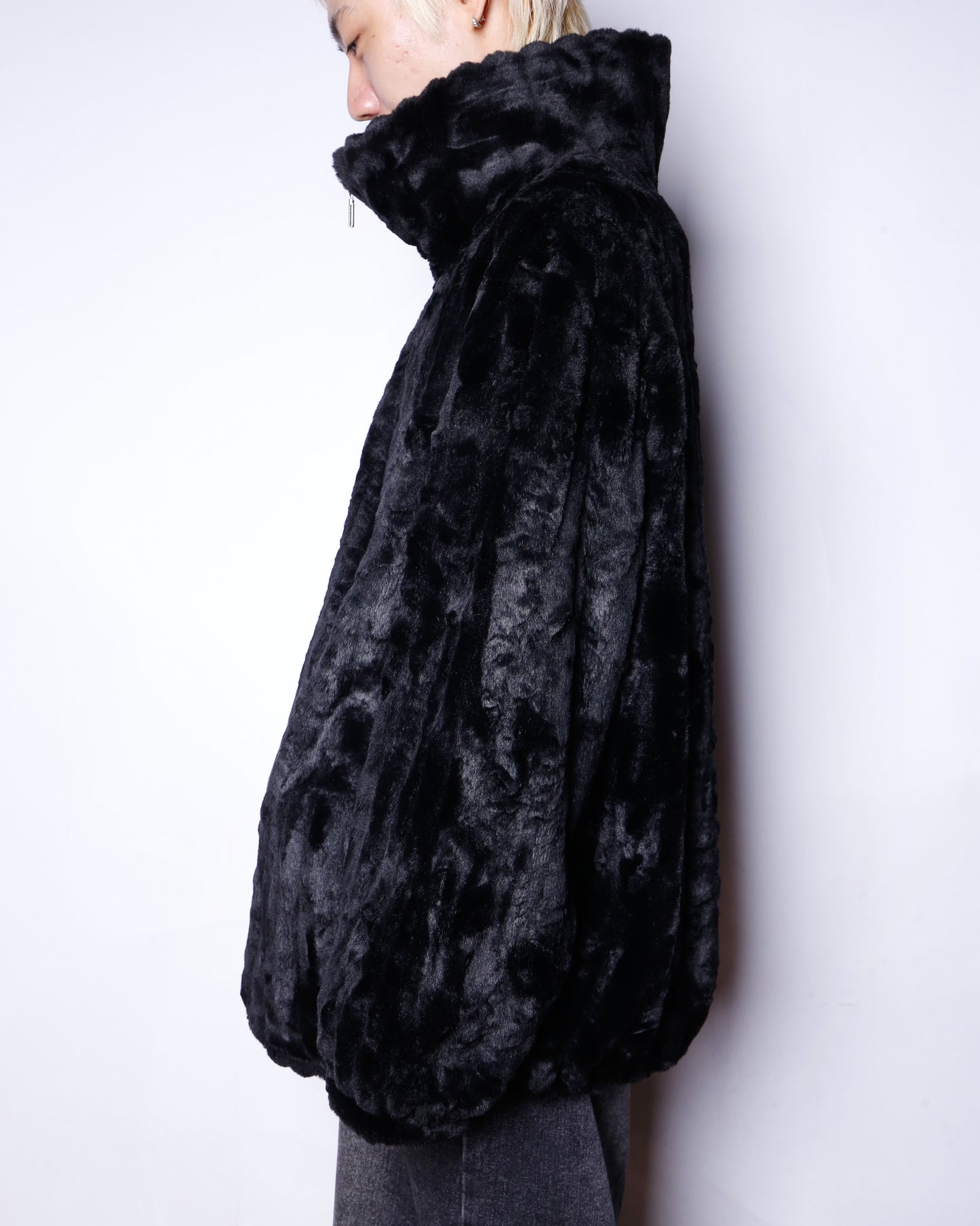 vintage reversible faux fur jacket