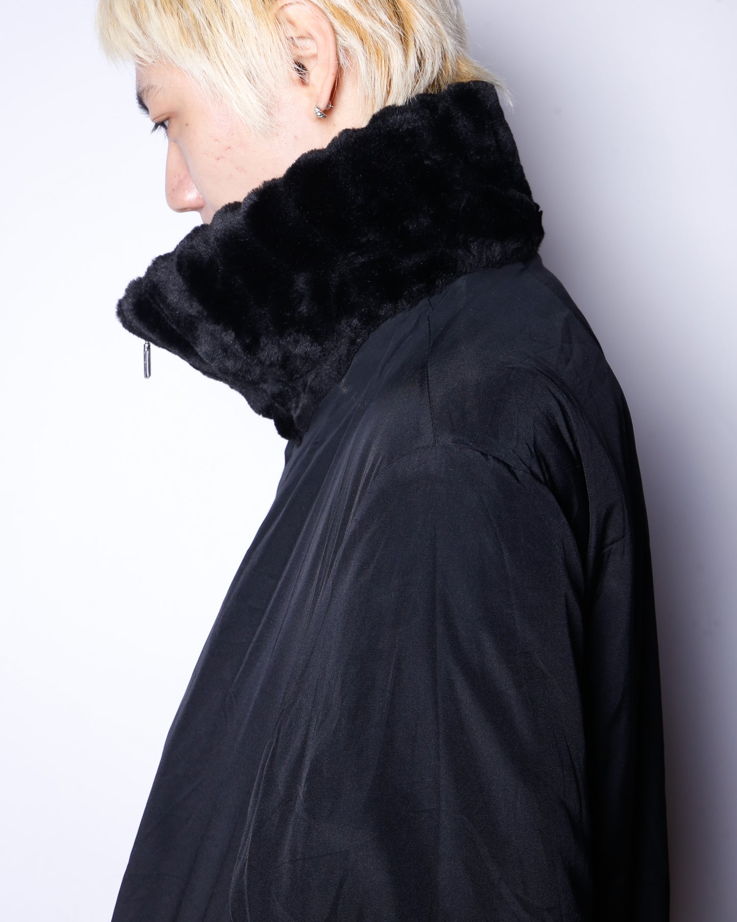 vintage reversible faux fur jacket