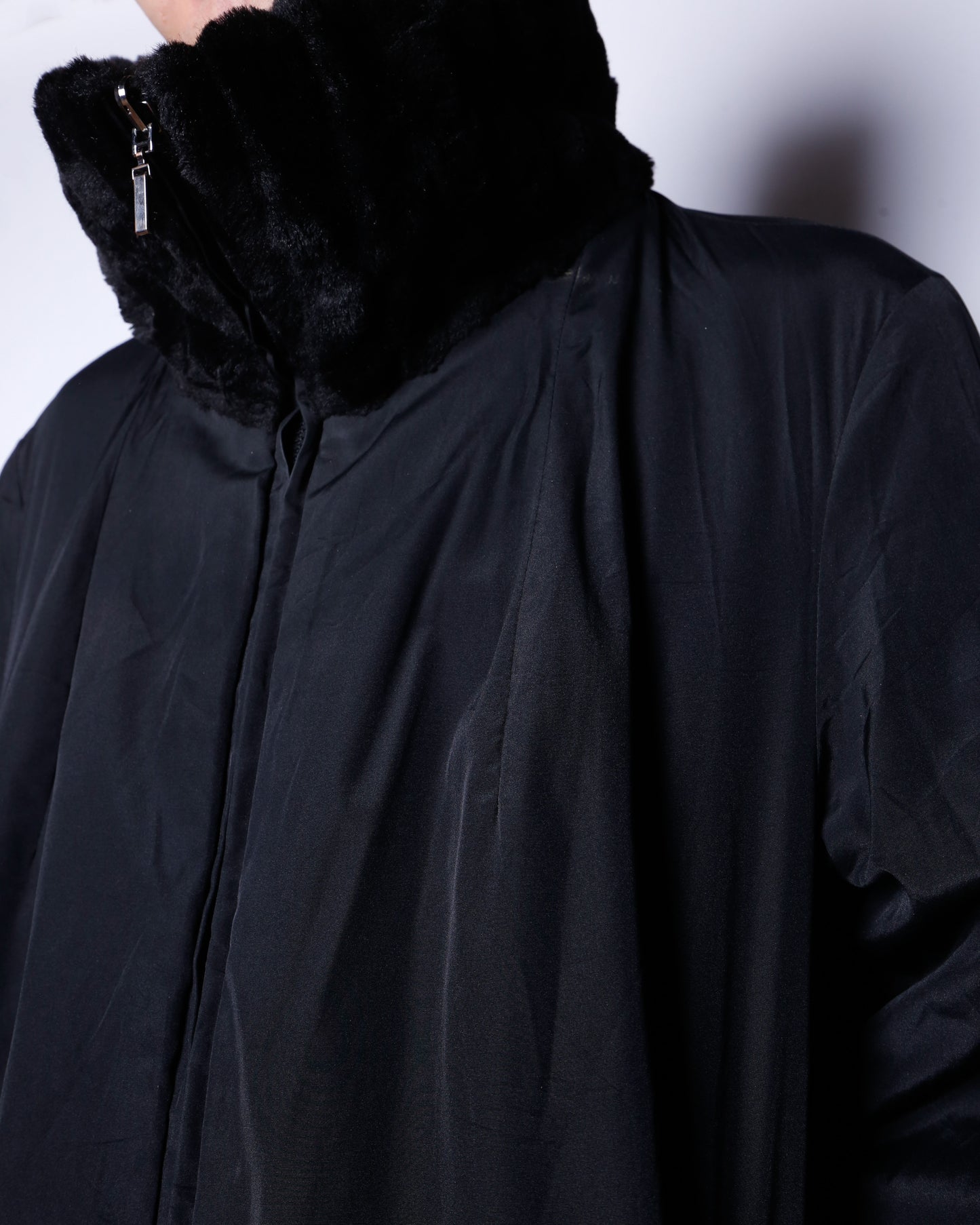 vintage reversible faux fur jacket