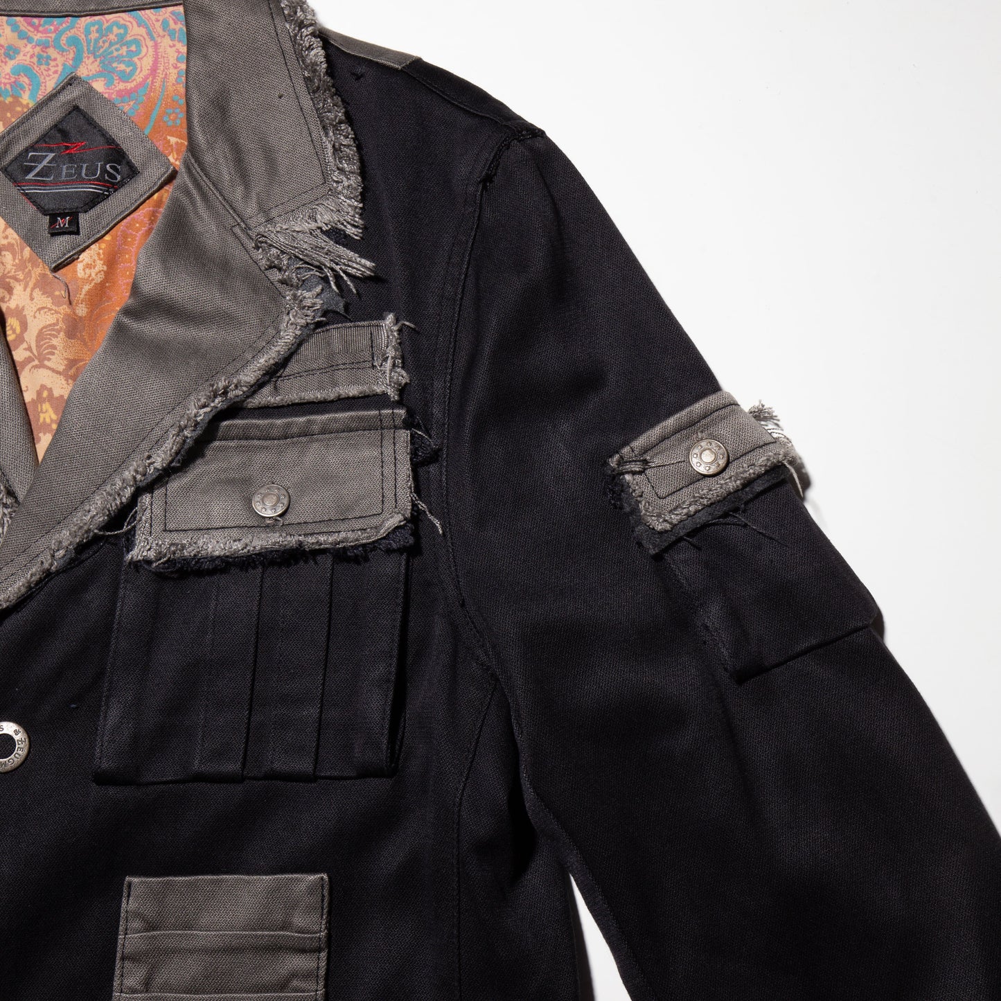 vintage aviator combi tailored jacket