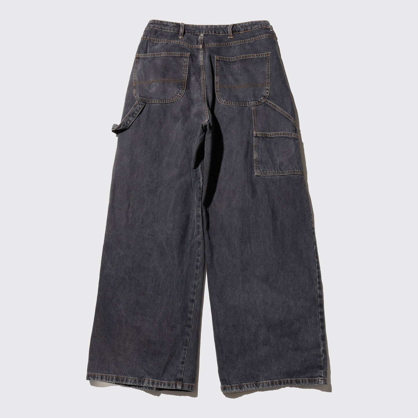 *one-off resized tuck jumbo baggy jeans