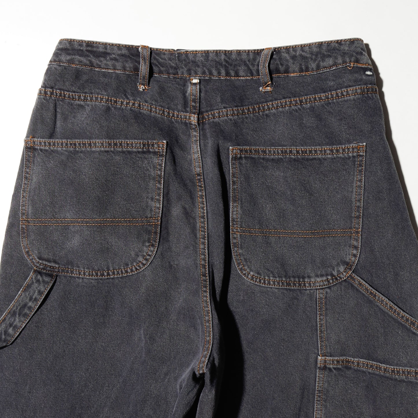 *one-off resized tuck jumbo baggy jeans