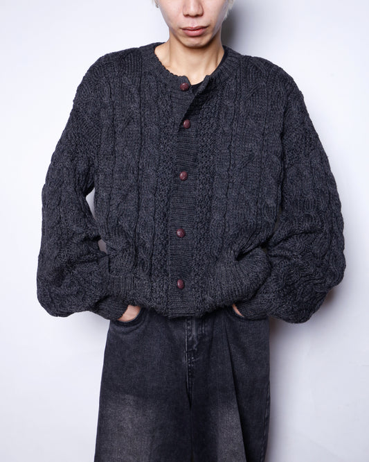 vintage uk alan knit cardigan