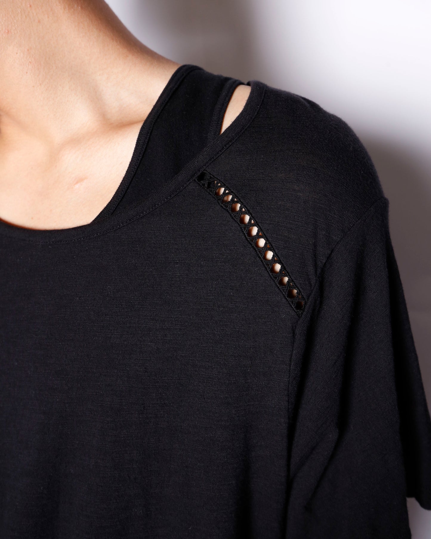 vintage slash twist cut sew