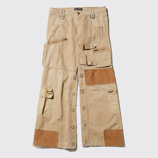 vintage euro rebuild wide utility trousers