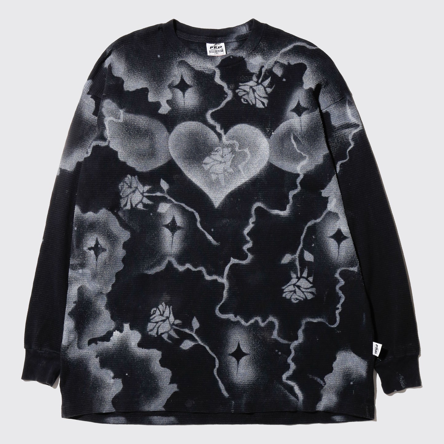 vintage airbrush thermal l/s