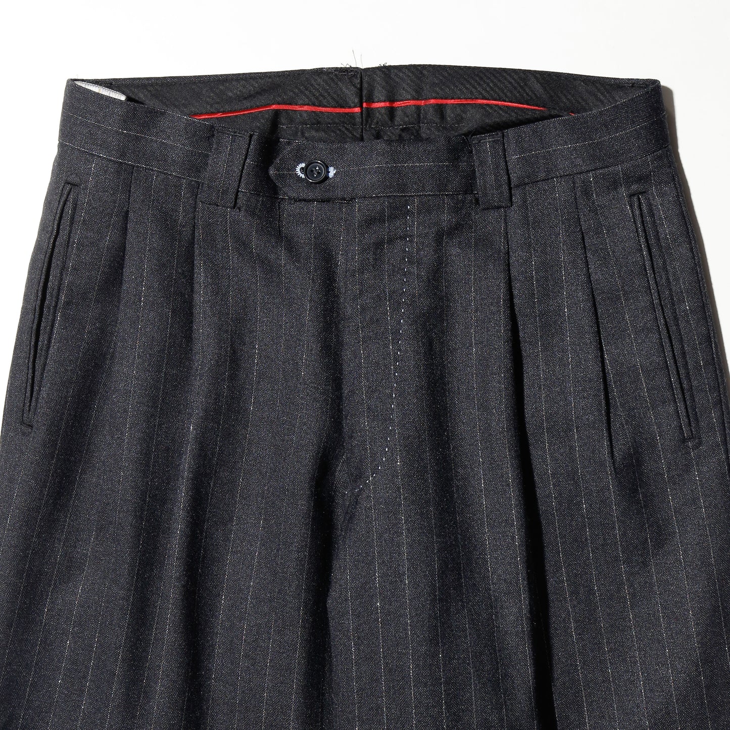 vintage lame stripe wide slacks