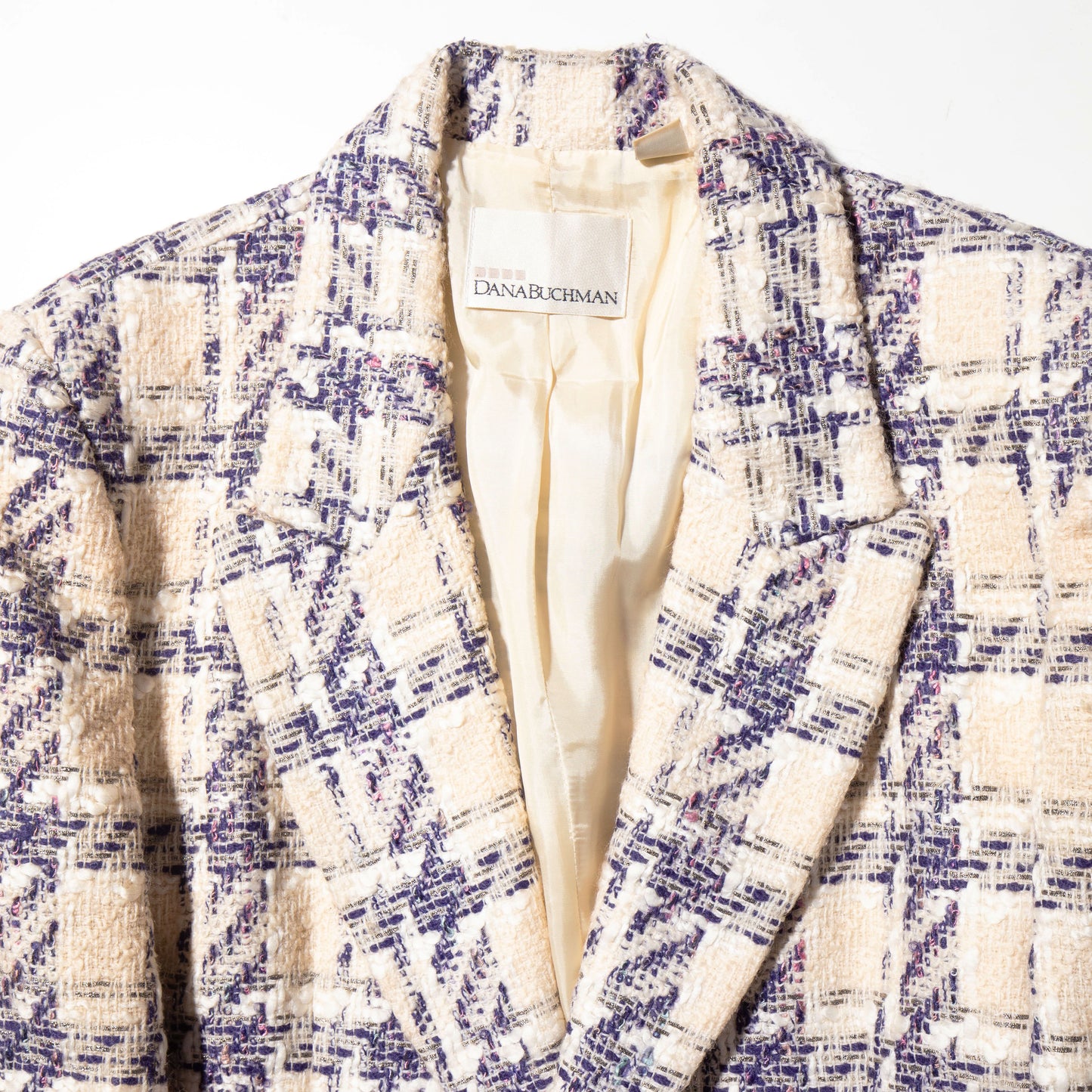 vintage tweed tailored jacket