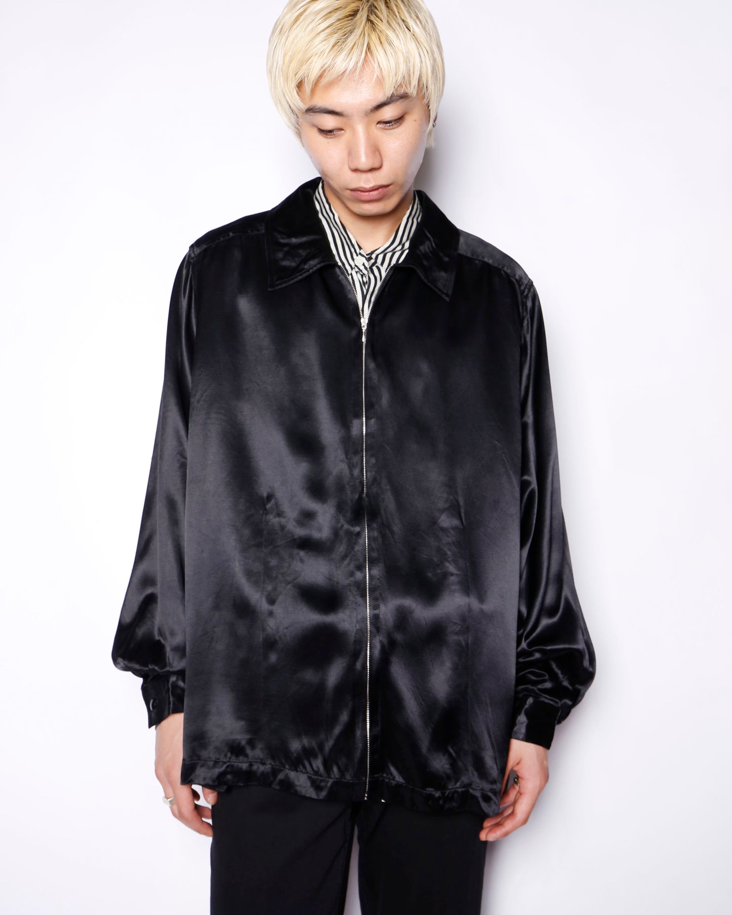 vintage satin drizzler jacket