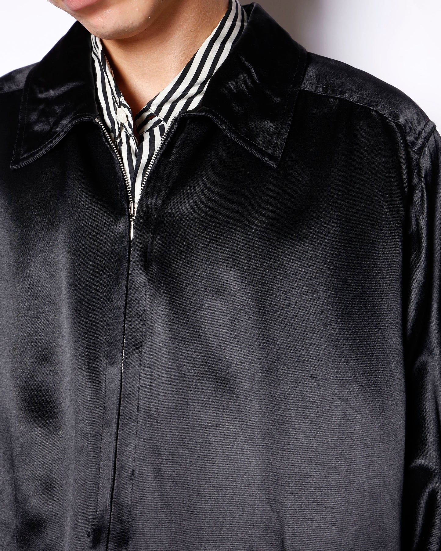 vintage satin drizzler jacket