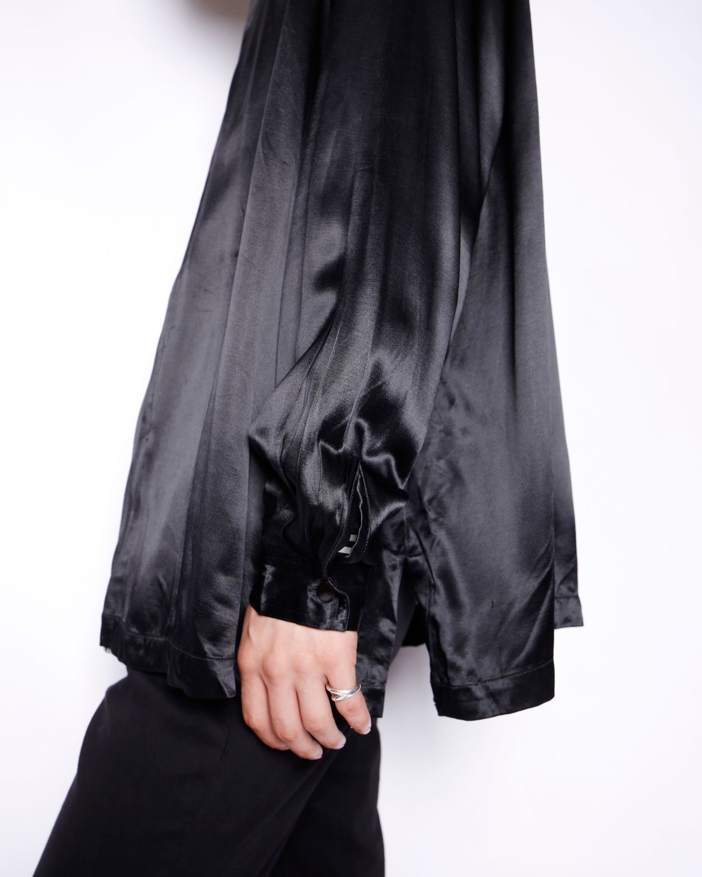 vintage satin drizzler jacket