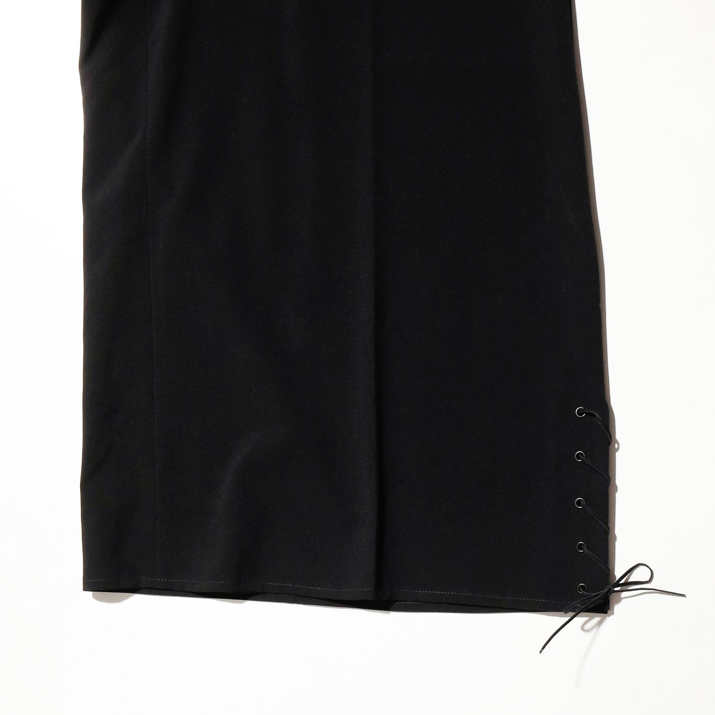 vintage lace up wide slacks shorts