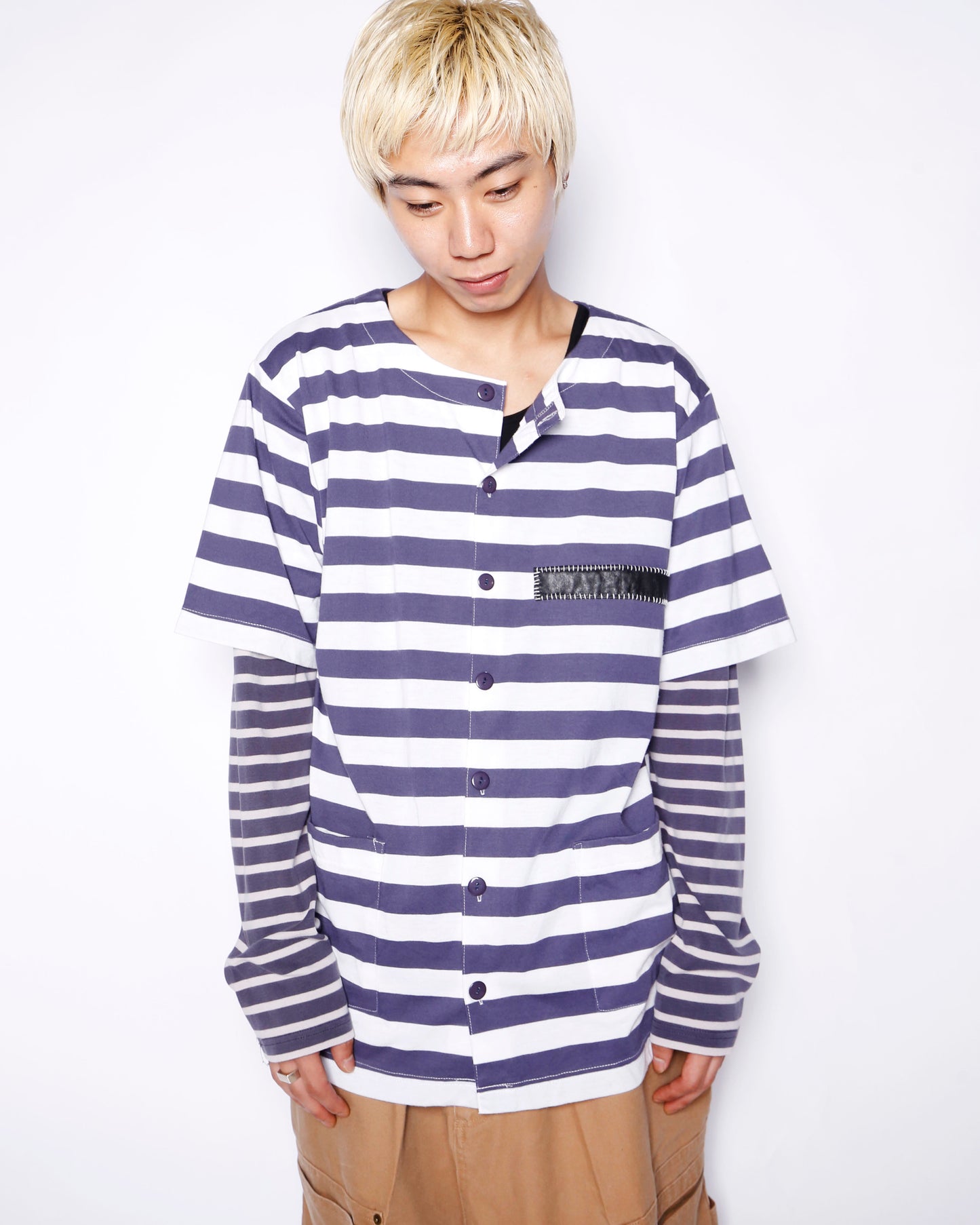 vintage hybrid border prison shirt